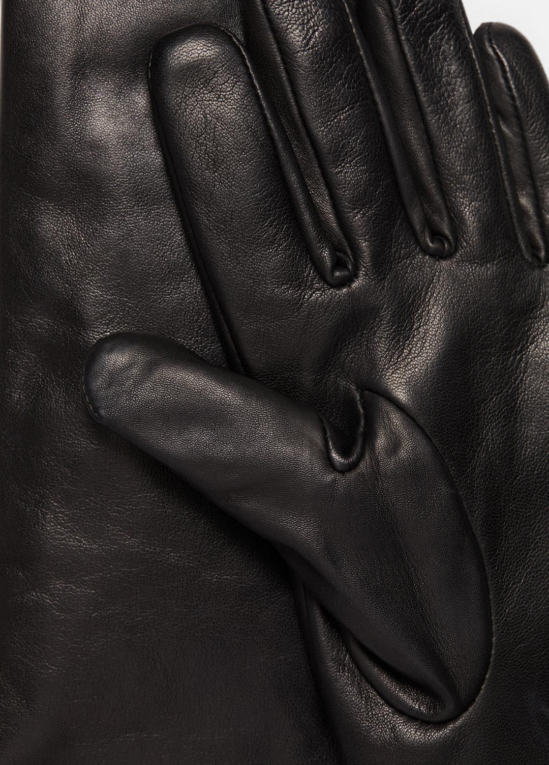 VINCE Women Cashmere-Lined Medium Leather Glove in Gloves