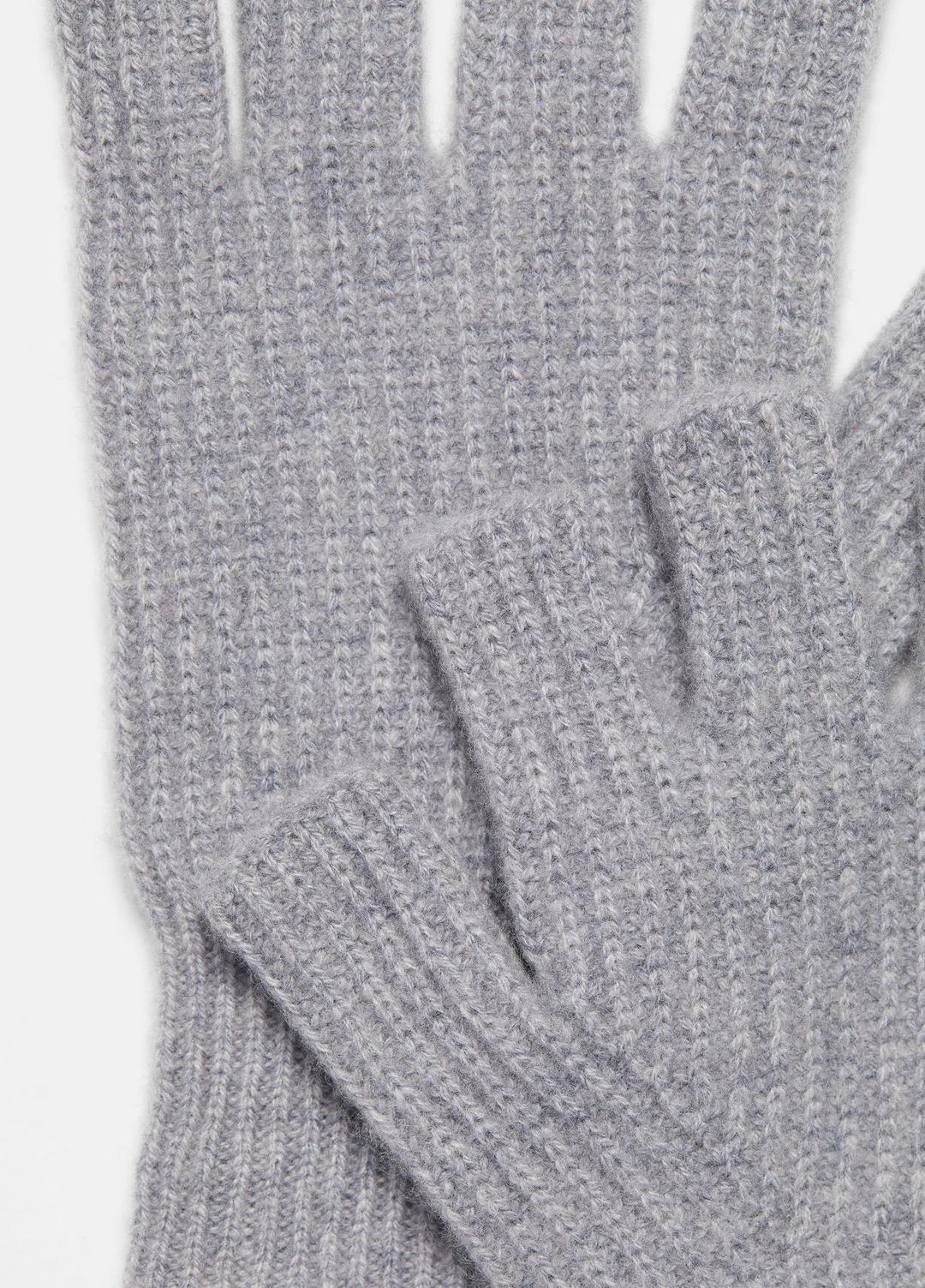 VINCE Women Plush Cashmere Rib-Knit Fingerless Glove in Gloves