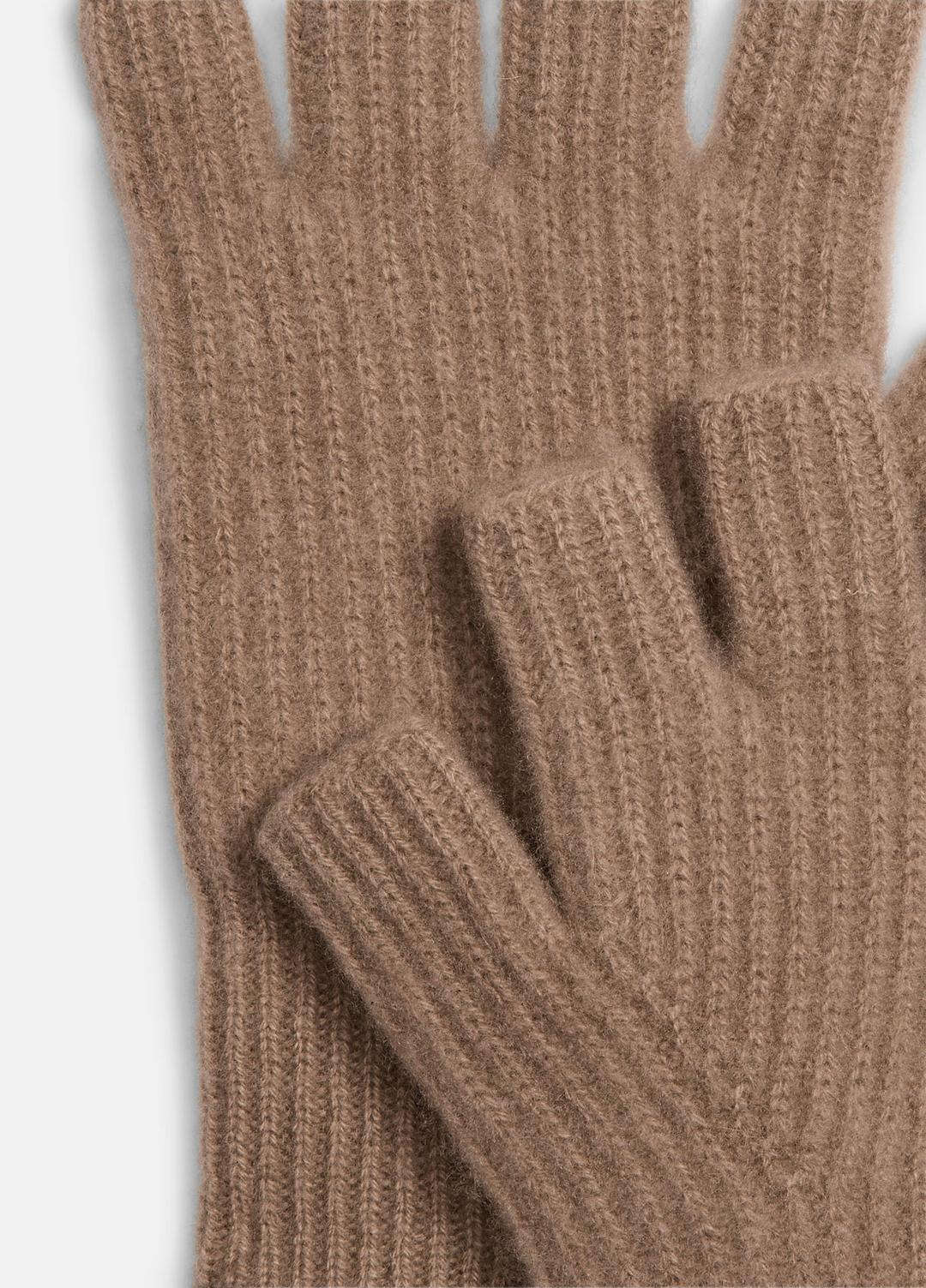 VINCE Women Plush Cashmere Rib-Knit Fingerless Glove in Gloves