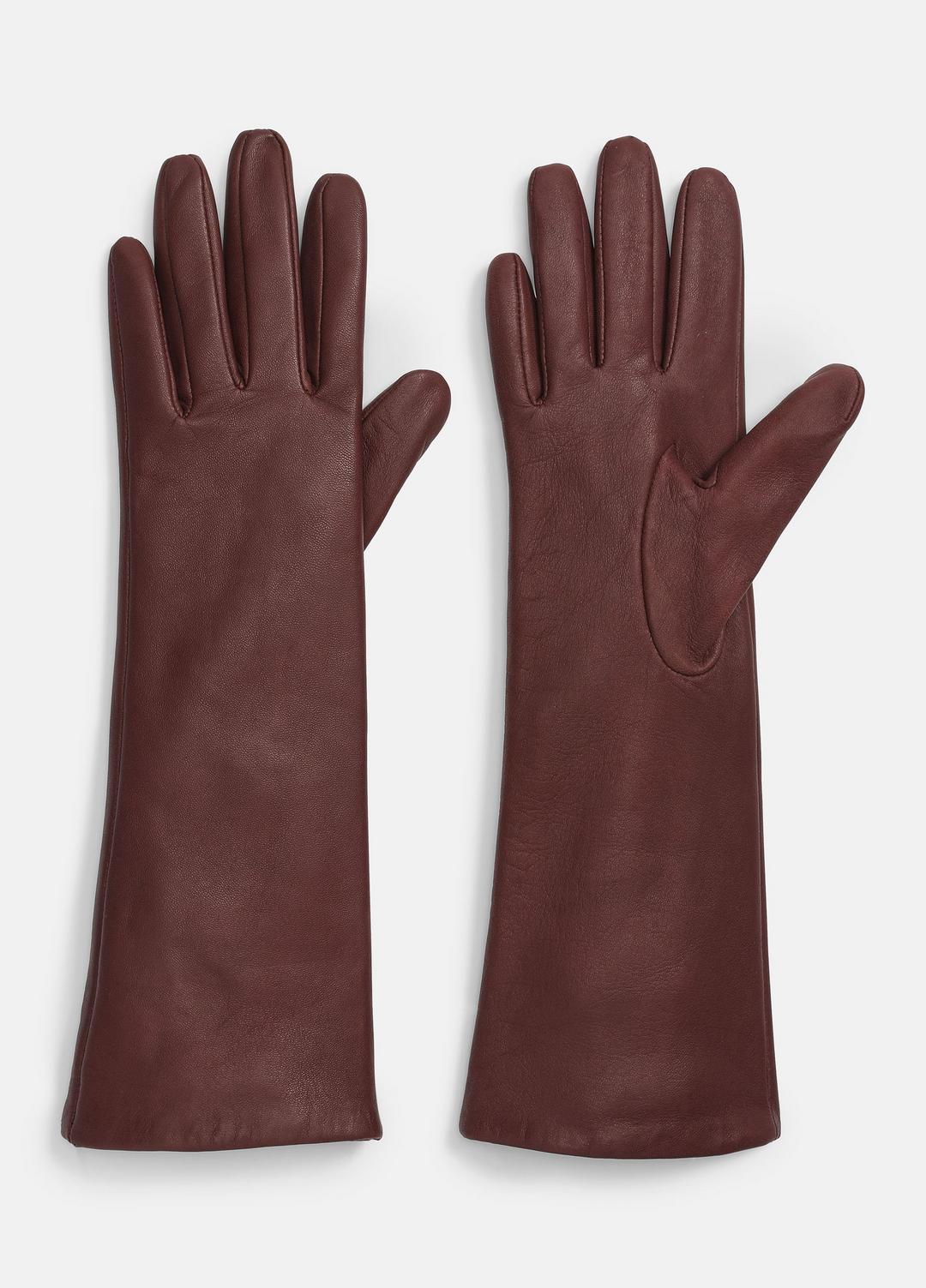 VINCE Women Cashmere-Lined Medium Leather Glove in Gloves