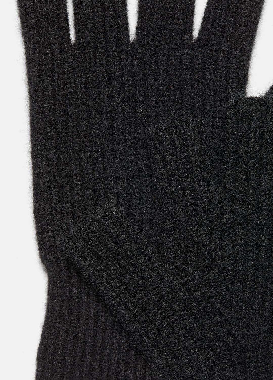 VINCE Women Plush Cashmere Rib-Knit Fingerless Glove in Gloves