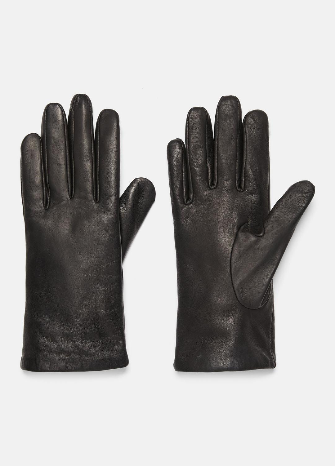 VINCE Women Cashmere-Lined Short Leather Glove in Gloves