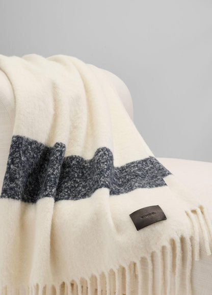 VINCE Women Brushed Alpaca-Blend Throw in Pillows & Blankets