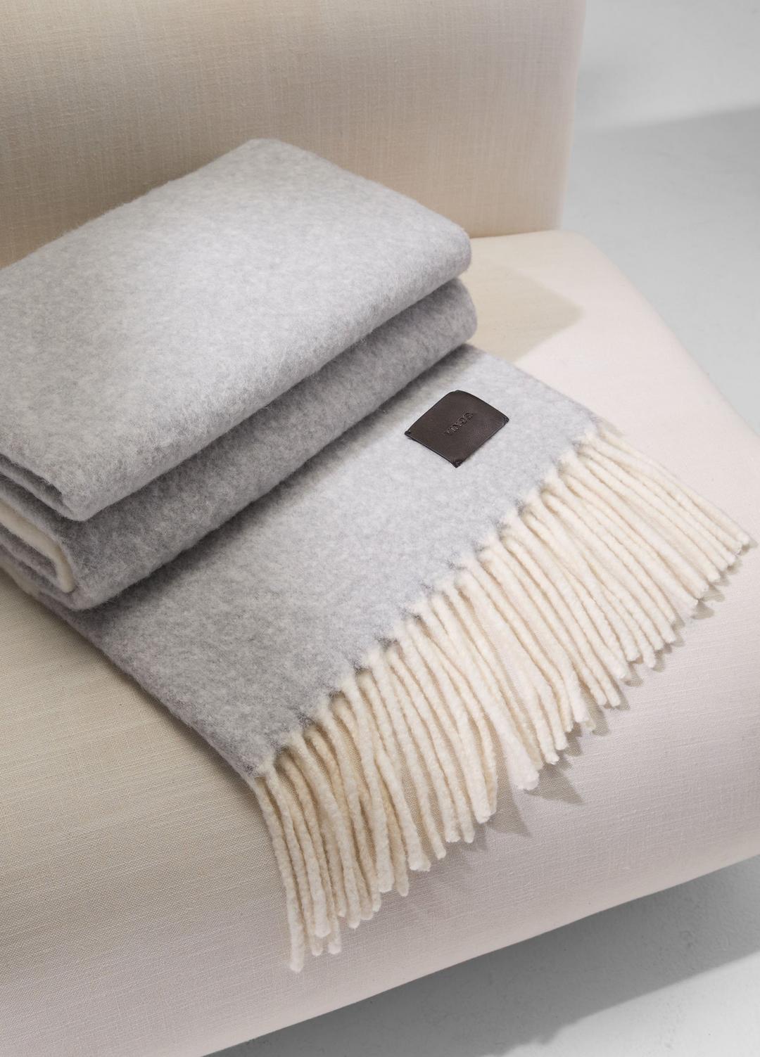 VINCE Women Brushed Alpaca-Blend Throw in Pillows & Blankets