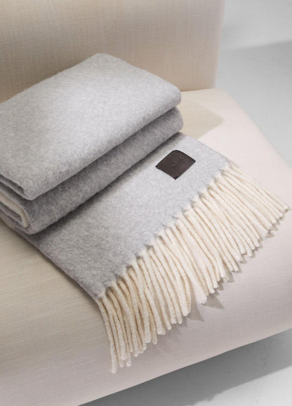 VINCE Women Brushed Alpaca-Blend Throw in Pillows & Blankets
