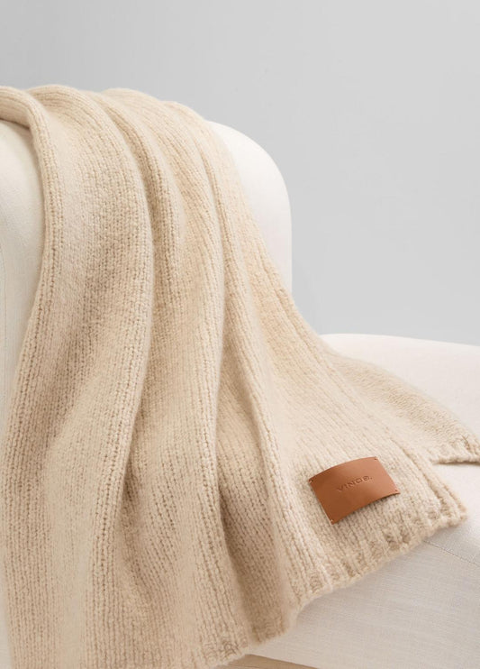 VINCE Women Cashmere-Silk Jersey Throw in Pillows & Blankets