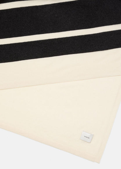 VINCE Women Cashmere Jersey Stripe Throw in Pillows & Blankets