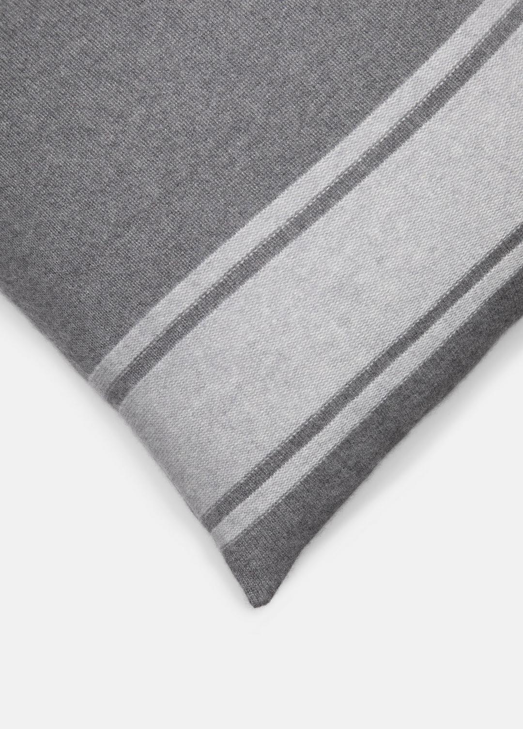 VINCE Women Cashmere Jersey Stripe Pillow in Pillows & Blankets