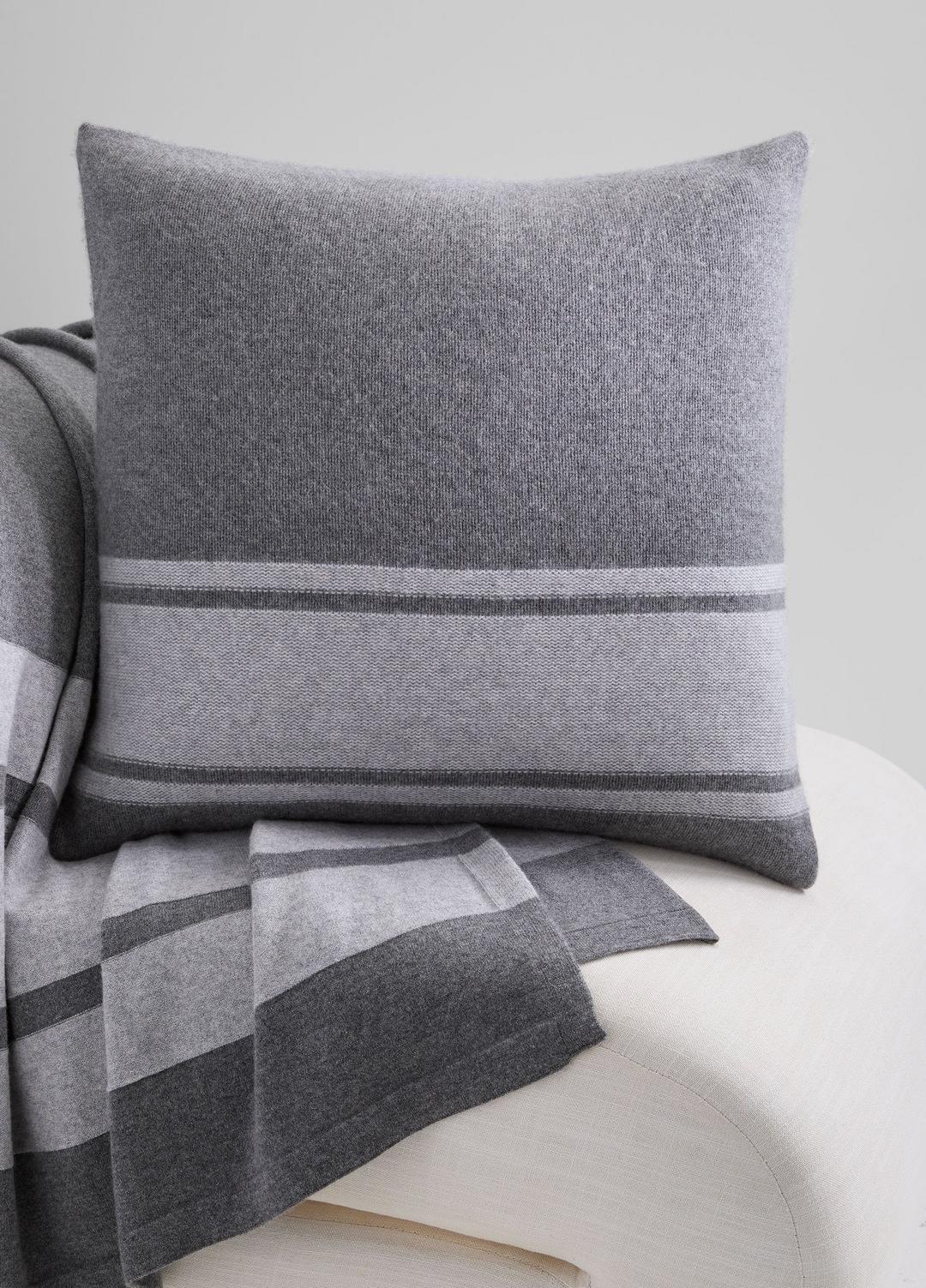 VINCE Women Cashmere Jersey Stripe Pillow in Pillows & Blankets