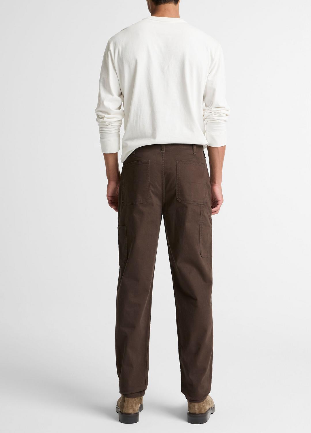 VINCE Men Owen Athletic Stretch-Cotton Utility Pant in Trousers
