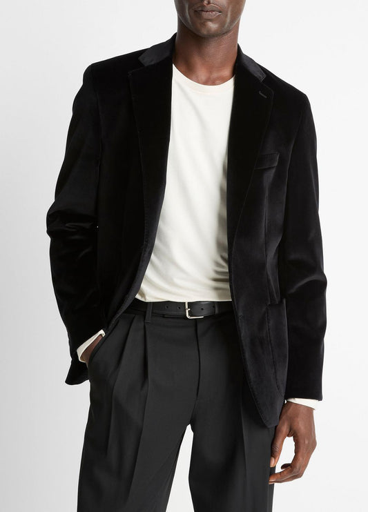 VINCE Men Cotton Velvet Classic Sport Coat in Blazers