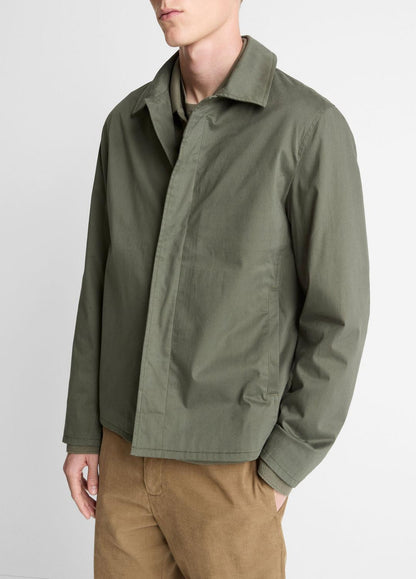 VINCE Men Italian Peached Stretch-Cotton Jacket in Jackets