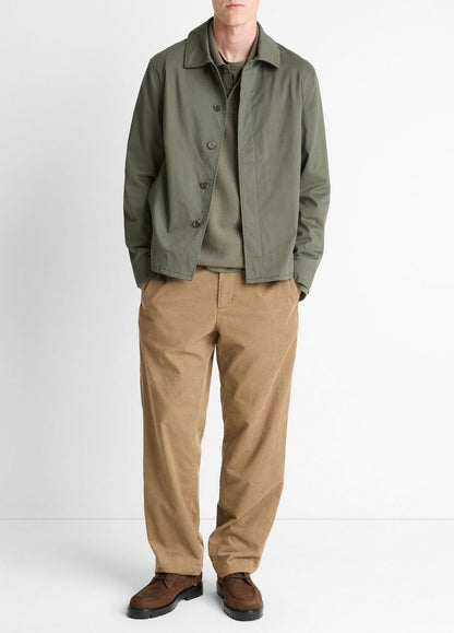 VINCE Men Italian Peached Stretch-Cotton Jacket in Jackets
