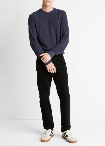VINCE Men Geo-Jacquard Wool-Blend Crew Neck Sweater in Crew Neck