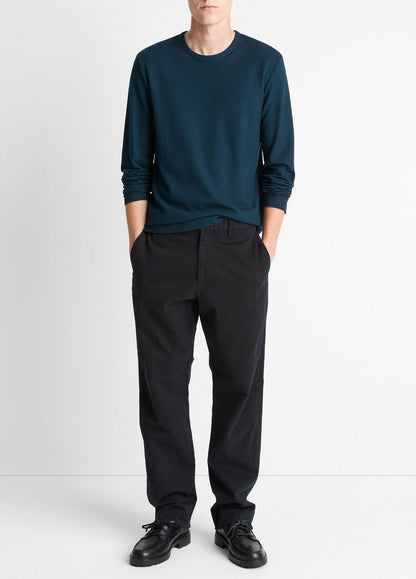 VINCE Men Pima Cotton Piqué Long-Sleeve T-Shirt in Long Sleeve