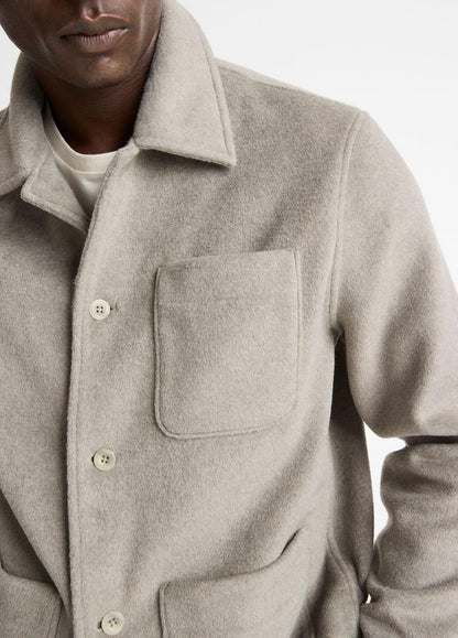 VINCE Men Double-Knit Chore Jacket in Jackets