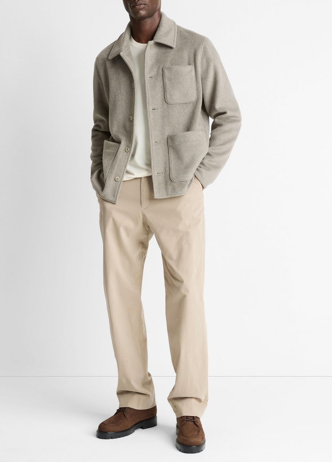 VINCE Men Double-Knit Chore Jacket in Jackets