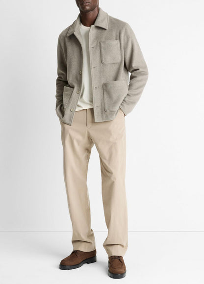 VINCE Men Double-Knit Chore Jacket in Jackets