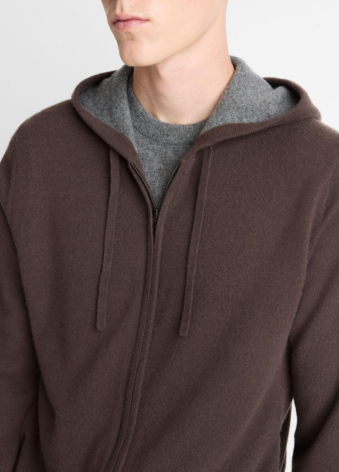 VINCE Men Cashmere Zip-Front Hoodie in Sweatshirts & Hoodies