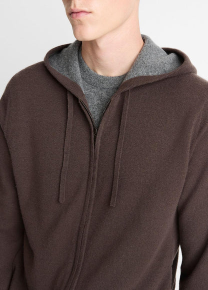 VINCE Men Cashmere Zip-Front Hoodie in Sweatshirts & Hoodies