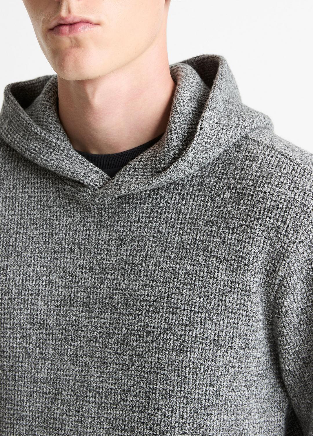 VINCE Men Brushed Waffle Hoodie in Sweatshirts & Hoodies