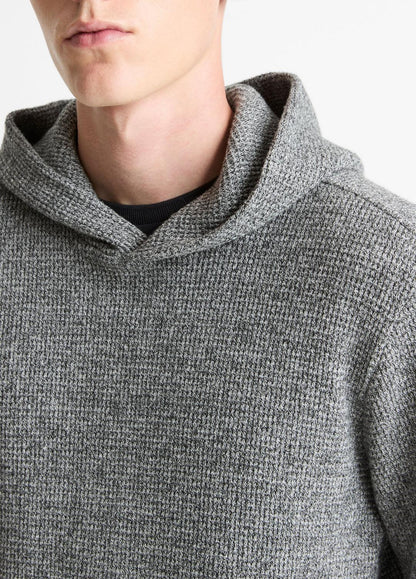VINCE Men Brushed Waffle Hoodie in Sweatshirts & Hoodies