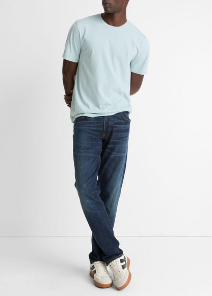VINCE Men Pima Cotton Crew Neck T-Shirt in Short Sleeve