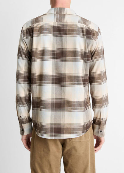 VINCE Men Missoula Plaid Button-Front Shirt in Long Sleeve