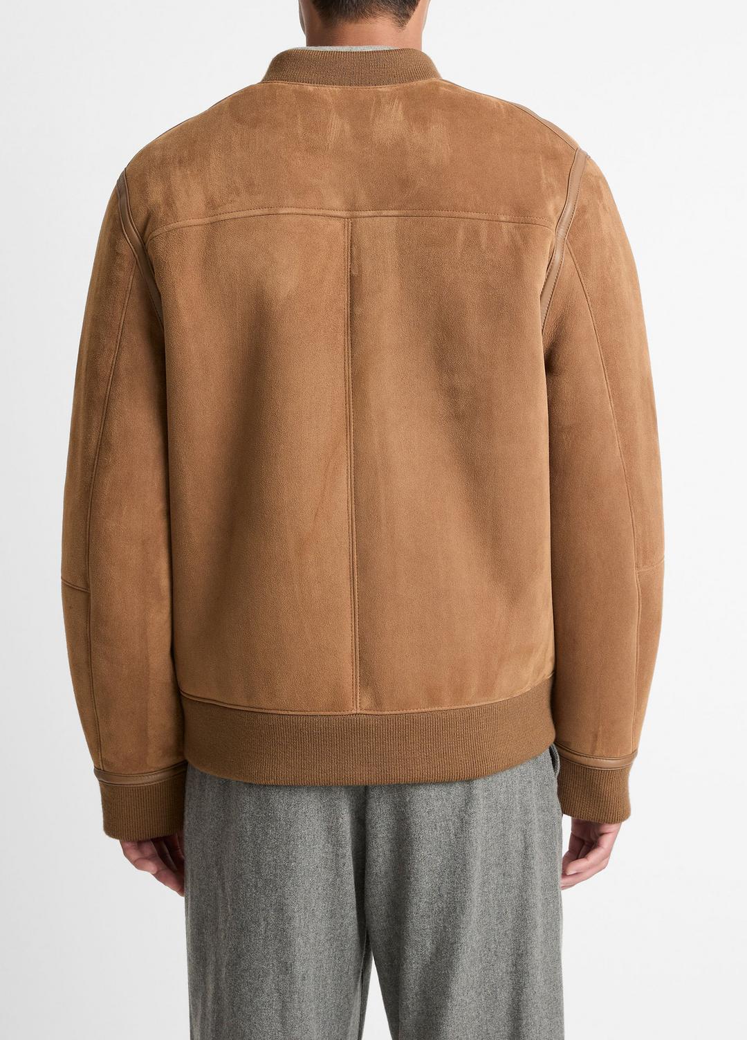 VINCE Men Shearling Bomber Jacket in Jackets