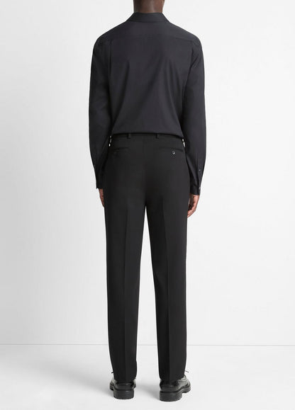 VINCE Men Stretch-Wool Classic Pant in Trousers