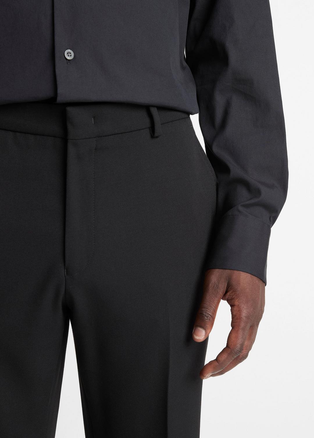 VINCE Men Stretch-Wool Classic Pant in Trousers