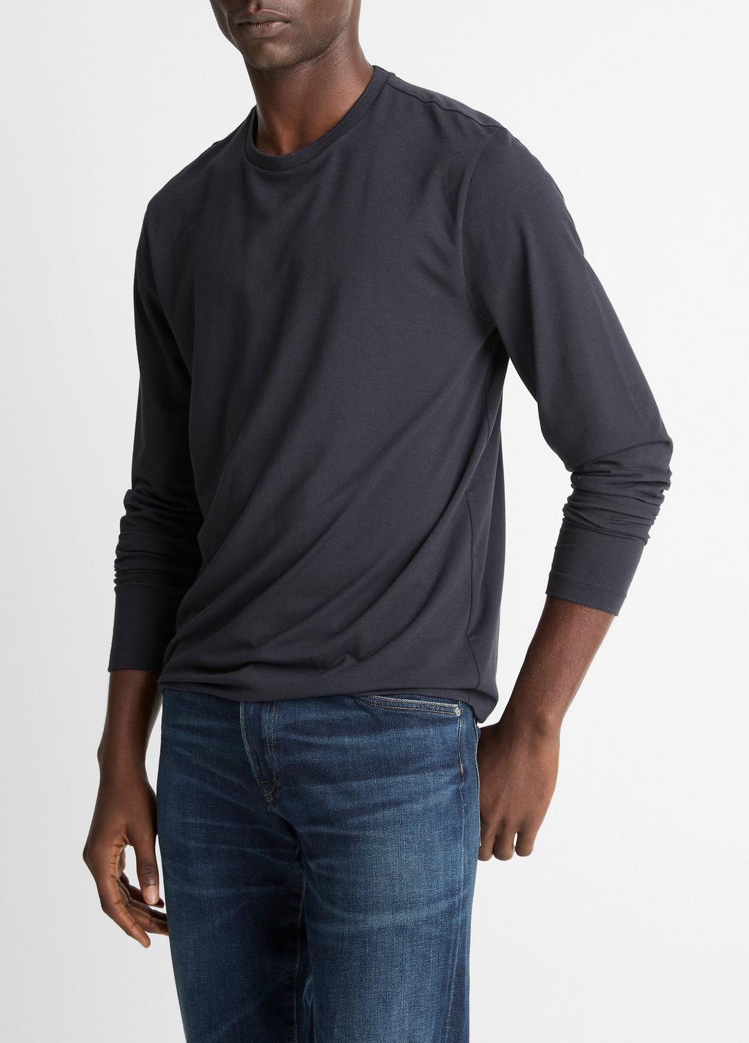 VINCE Men Triblend Jersey Long-Sleeve T-Shirt in Long Sleeve