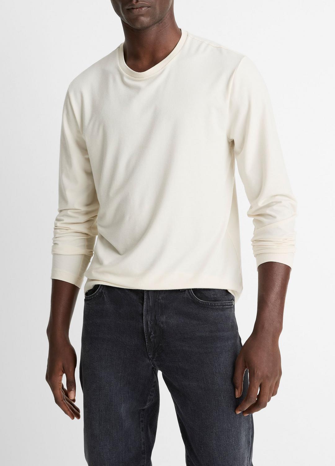 VINCE Men Triblend Jersey Long-Sleeve T-Shirt in Long Sleeve