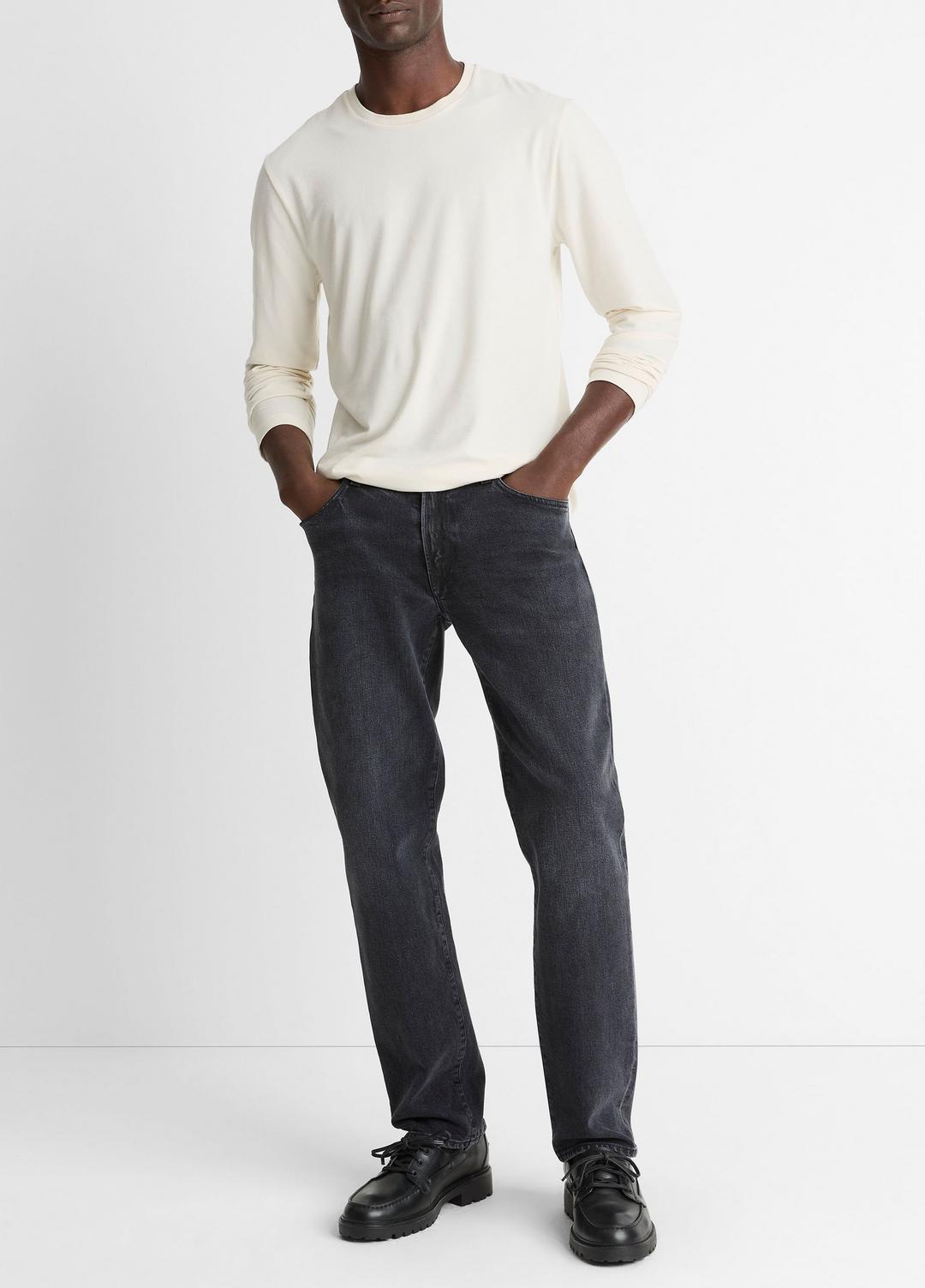 VINCE Men Triblend Jersey Long-Sleeve T-Shirt in Long Sleeve
