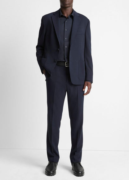 VINCE Men Stretch-Wool Classic Pant in Trousers