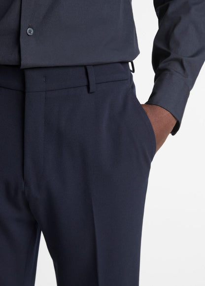 VINCE Men Stretch-Wool Classic Pant in Trousers