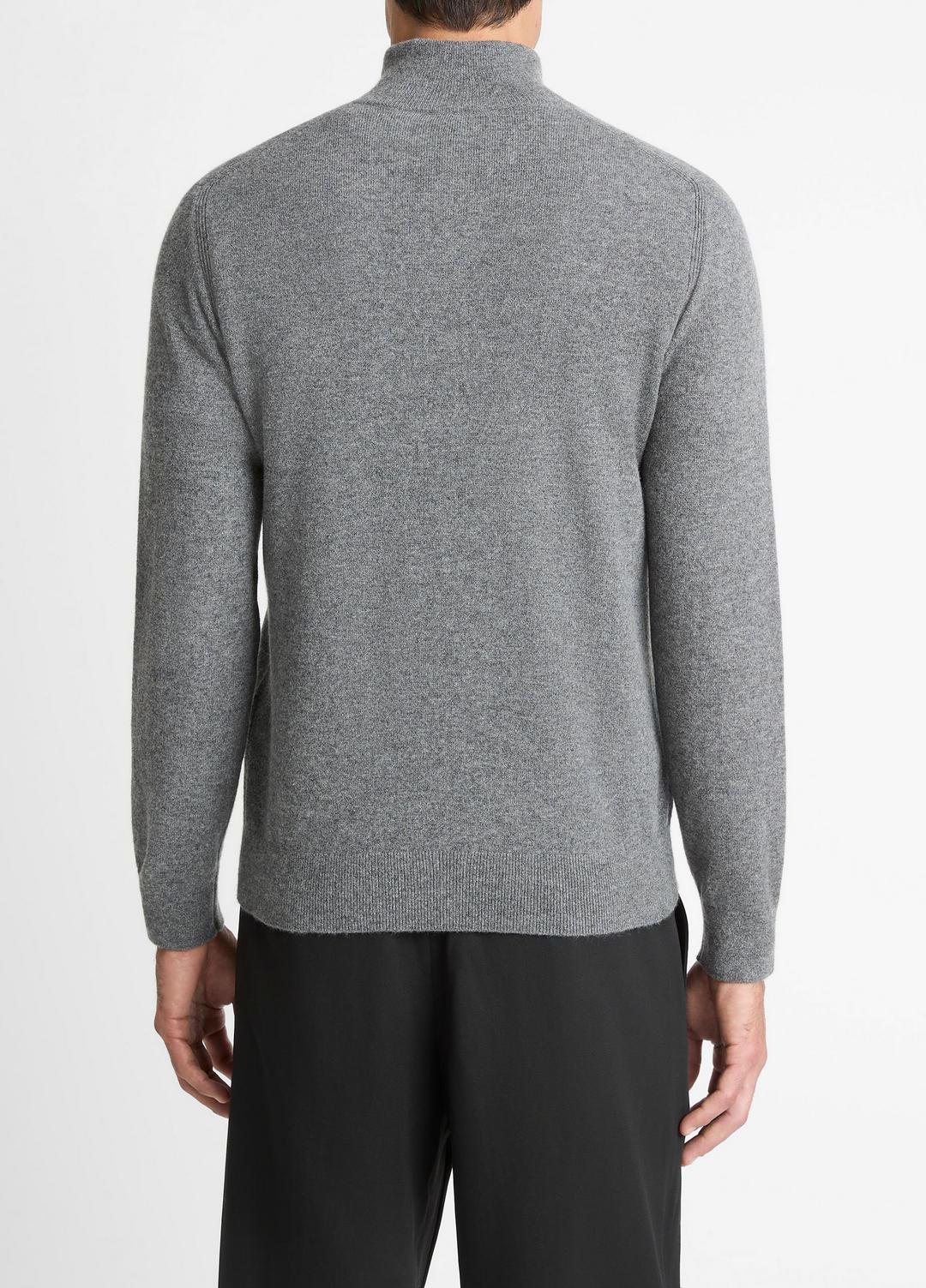 VINCE Men Cashmere Quarter-Zip Sweater in Quarter Zip