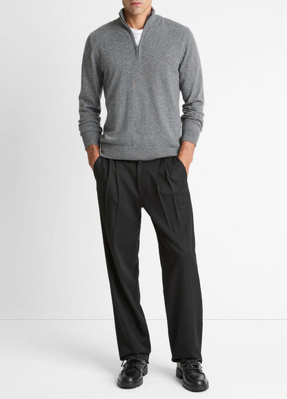 VINCE Men Cashmere Quarter-Zip Sweater in Quarter Zip