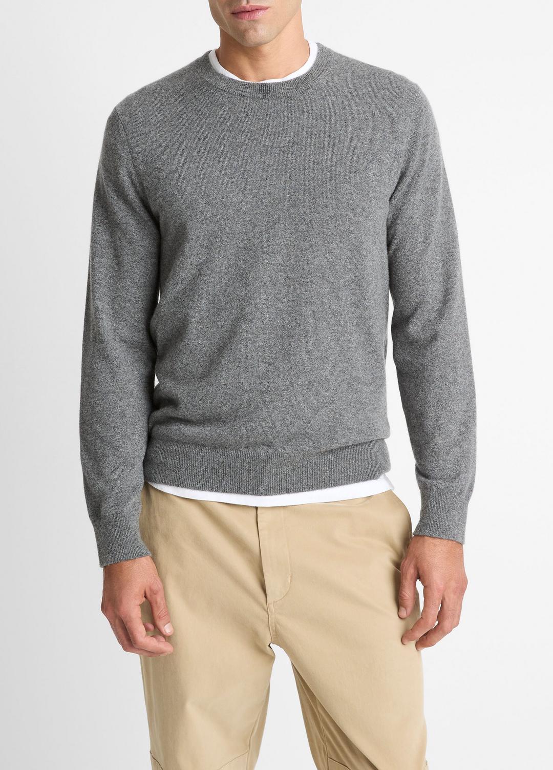 VINCE Men Cashmere Crew Neck Sweater in Crew Neck