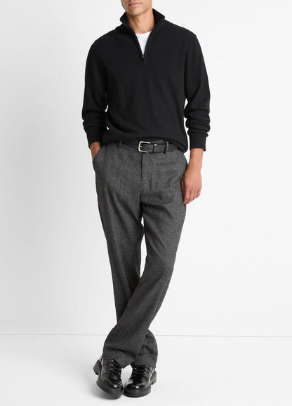 VINCE Men Cashmere Quarter-Zip Sweater in Quarter Zip