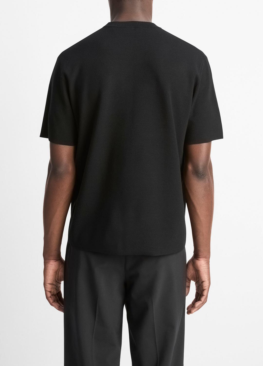 VINCE Men Milano Short-Sleeve Crew Neck Sweater in Crew Neck