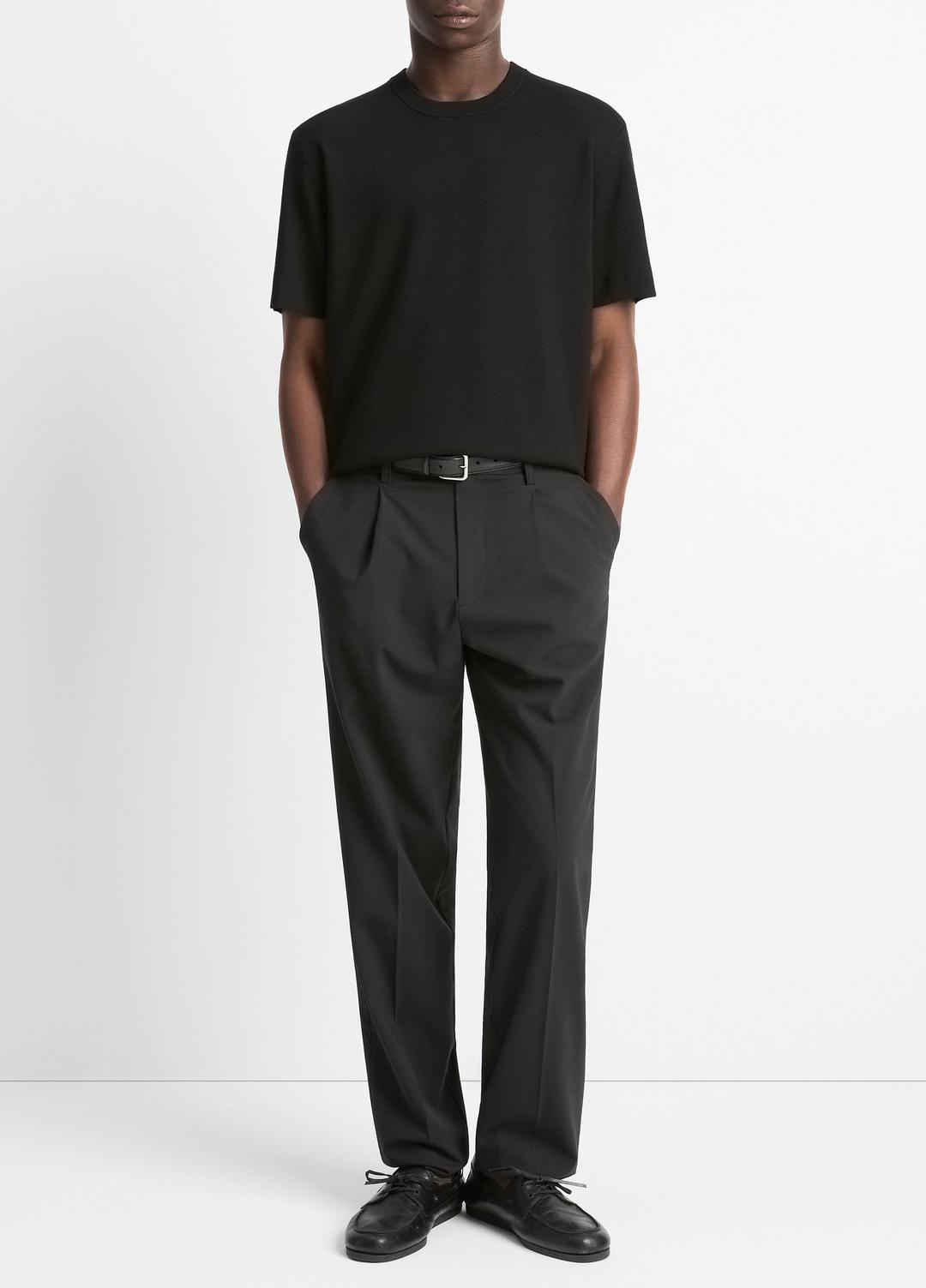 VINCE Men Milano Short-Sleeve Crew Neck Sweater in Crew Neck