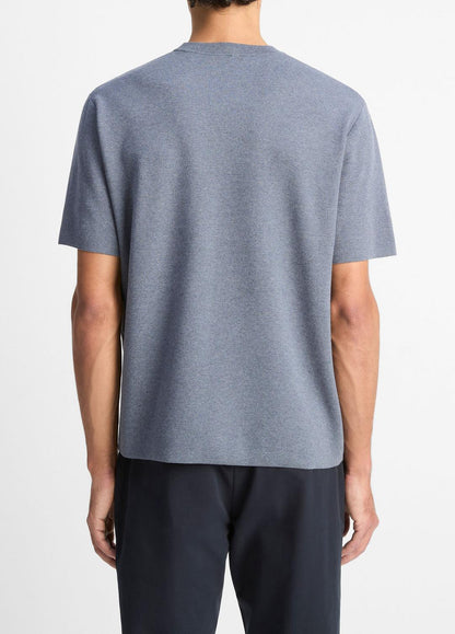VINCE Men Milano Short-Sleeve Crew Neck Sweater in Crew Neck