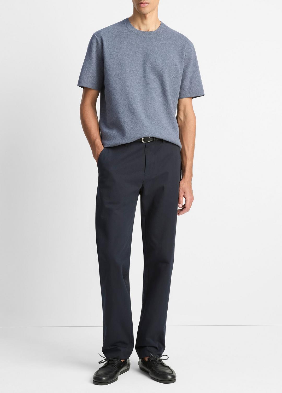VINCE Men Milano Short-Sleeve Crew Neck Sweater in Crew Neck