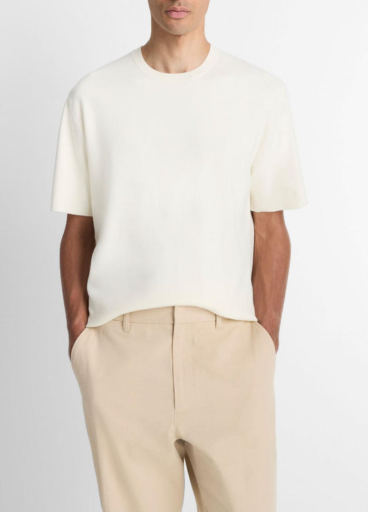 VINCE Men Milano Short-Sleeve Crew Neck Sweater in Crew Neck