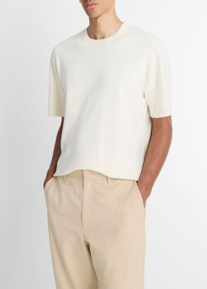 VINCE Men Milano Short-Sleeve Crew Neck Sweater in Crew Neck