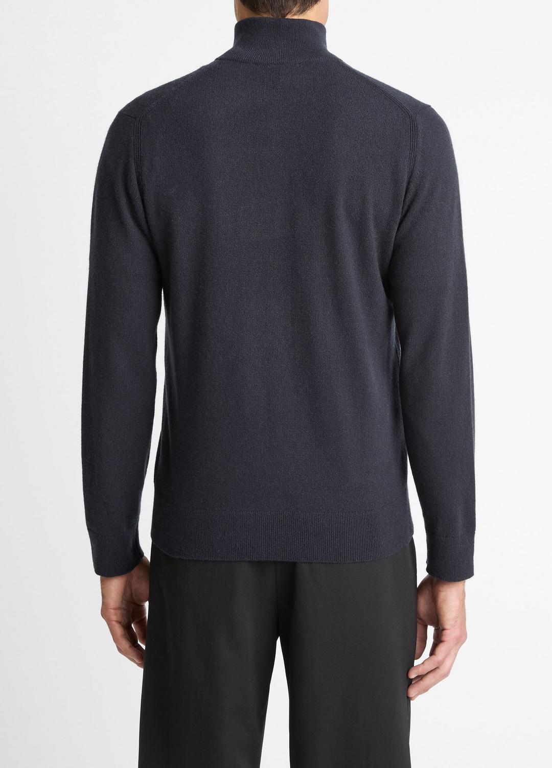 VINCE Men Cashmere Quarter-Zip Sweater in Quarter Zip