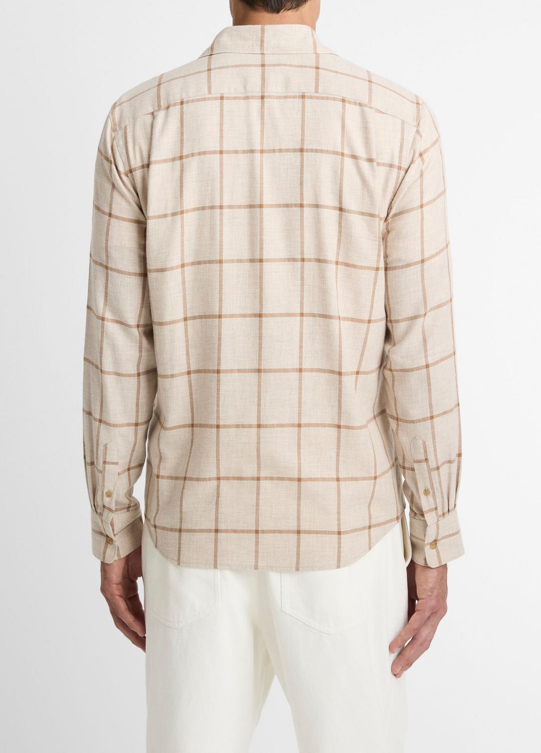 VINCE Men Rockery Plaid Cotton Button-Front Shirt in Long Sleeve