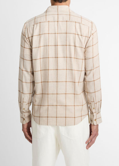 VINCE Men Rockery Plaid Cotton Button-Front Shirt in Long Sleeve