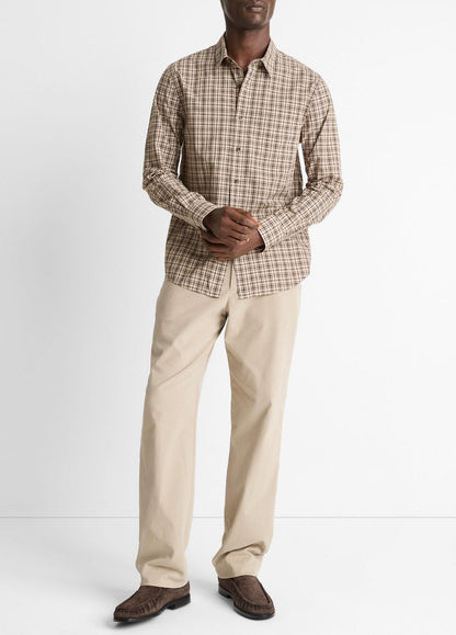 VINCE Men Great Falls Plaid Cotton Button-Front Shirt in Long Sleeve